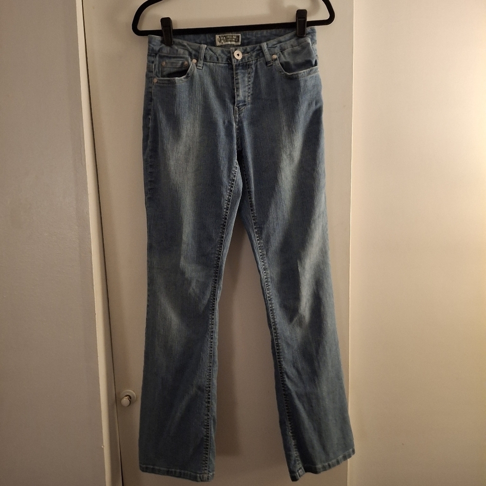 Route 66 Wonen's Classic Blue Flare Denim Jeans